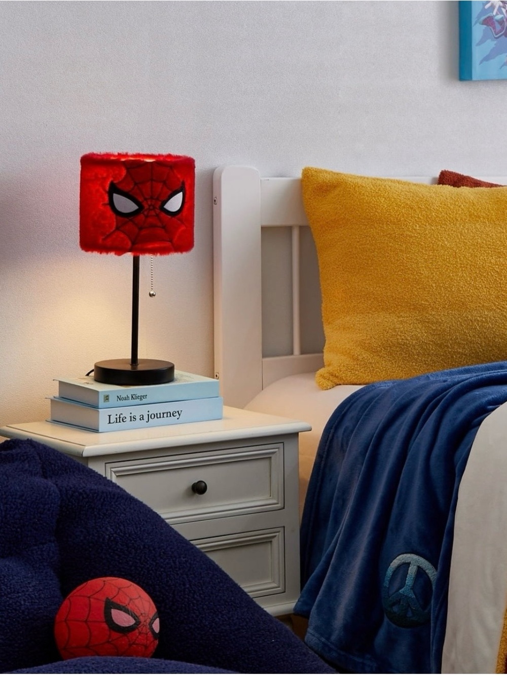 Marvel Red Spider-Man Plush Table Lamp - Picture 3 of 7